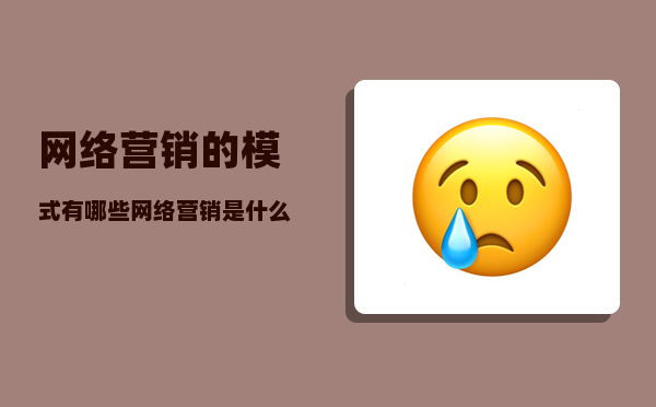 网络营销的模式有哪些（网络营销是什么）