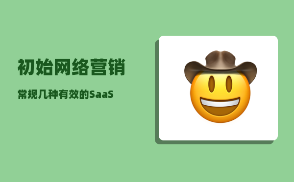 初始网络营销（常规几种有效的SaaS营销策略是什么）