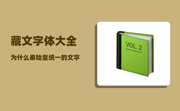 藏文字体大全_为什么秦始皇统一的文字都是象形文字