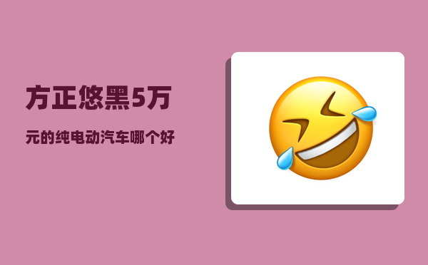 方正悠黑_5万元的纯电动汽车哪个好