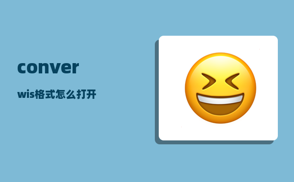 conver_wis格式怎么打开