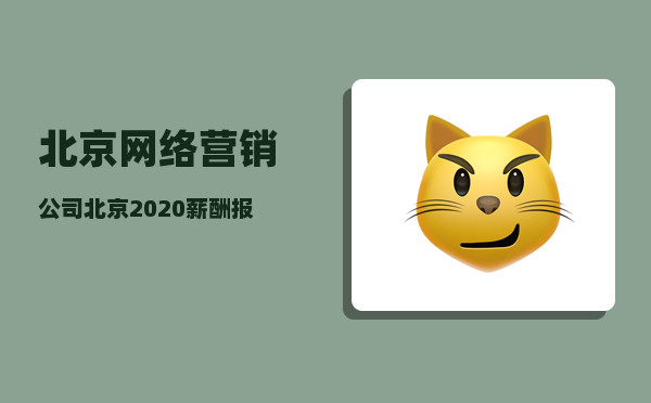 北京网络营销公司（北京2023薪酬报告出炉）