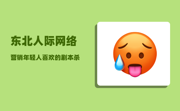 东北人际网络营销（年轻人喜欢的“剧本杀”）