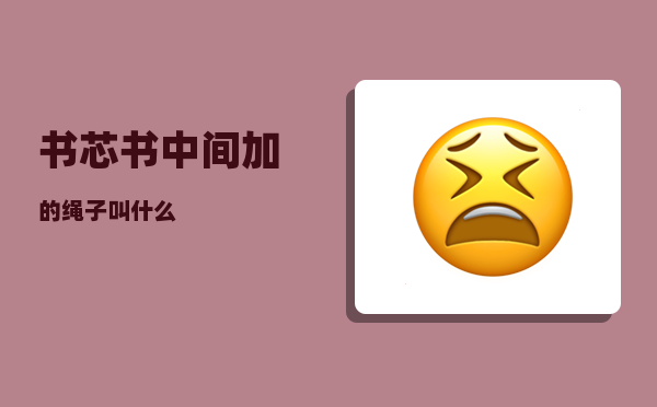 书芯_书中间加的绳子叫什么