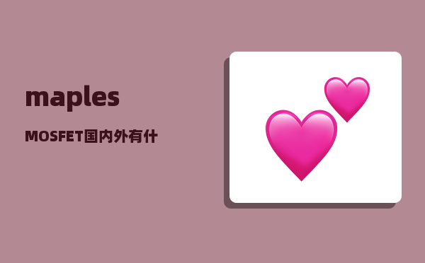 maples_MOSFET国内外有什么牌子