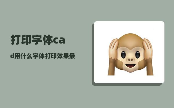 打印字体_cad用什么字体打印效果最好