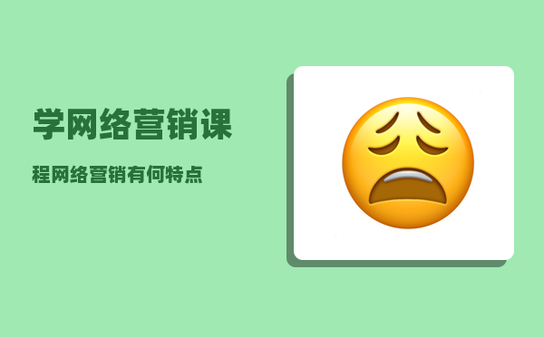 学网络营销课程（网络营销有何特点）