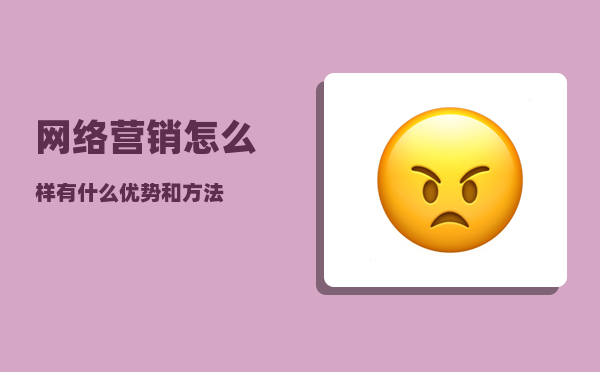 网络营销 怎么样（有什么优势和方法）